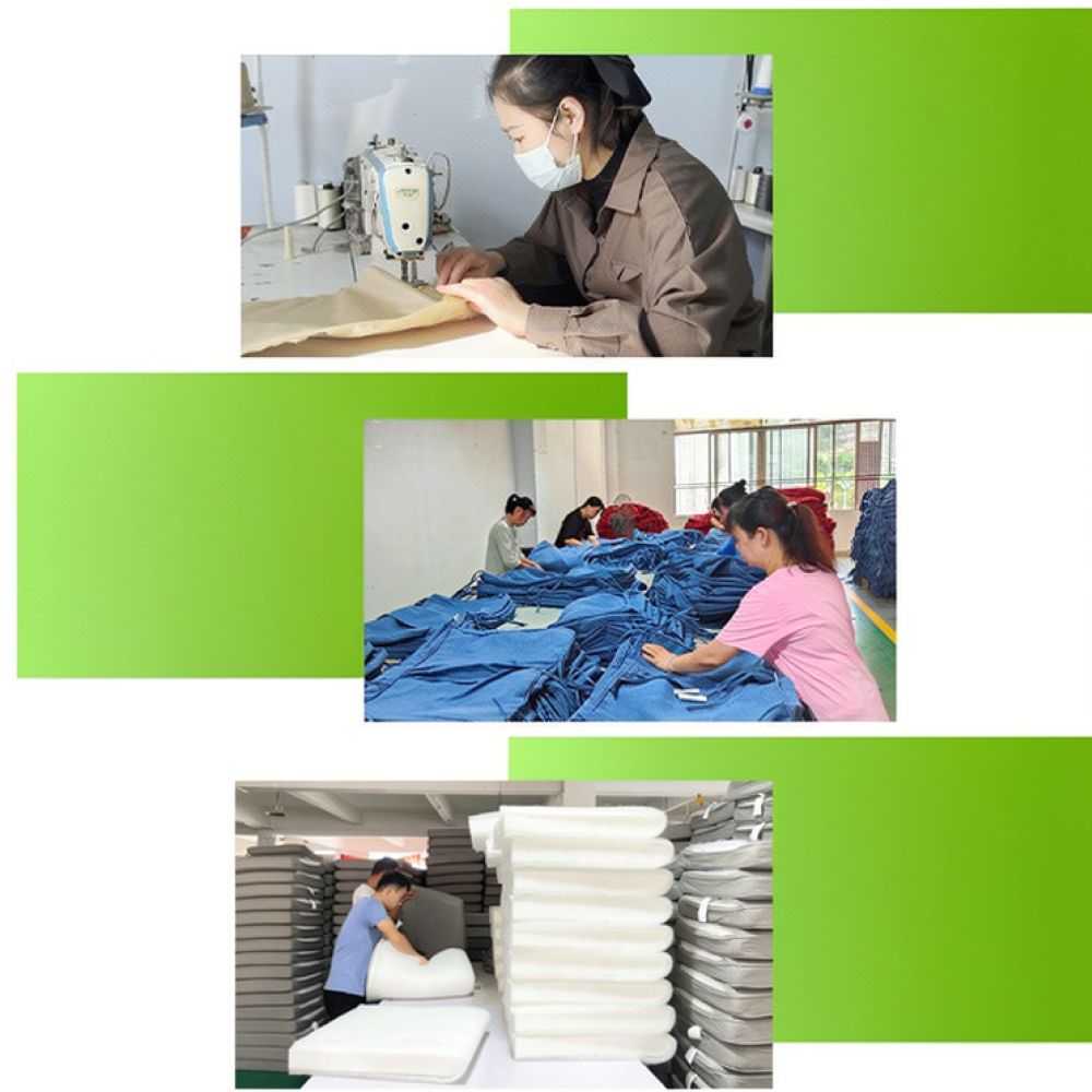 Office Chair Cushion - Polyester Integrated High Back Chair Cushion