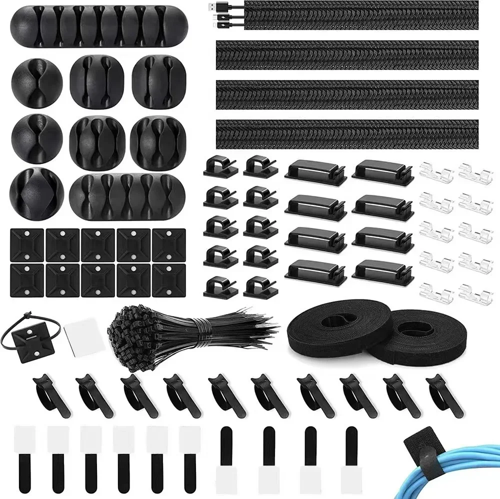 Desk Organizer - 173 PCS Cable Organizer Clips Office