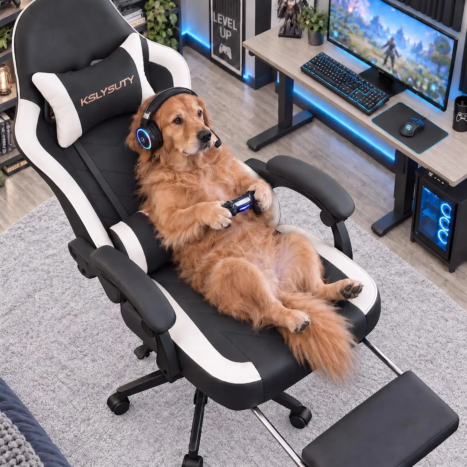 Office Chair Cushion - Desk Computer Gaming Chair - High
