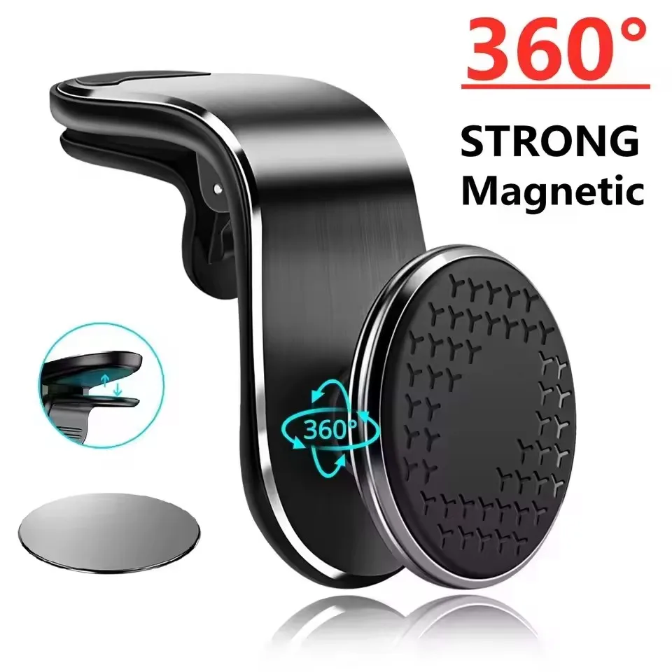 Mobile Pedestal Cabinet - Magnetic Car Phone Holder Stand Air