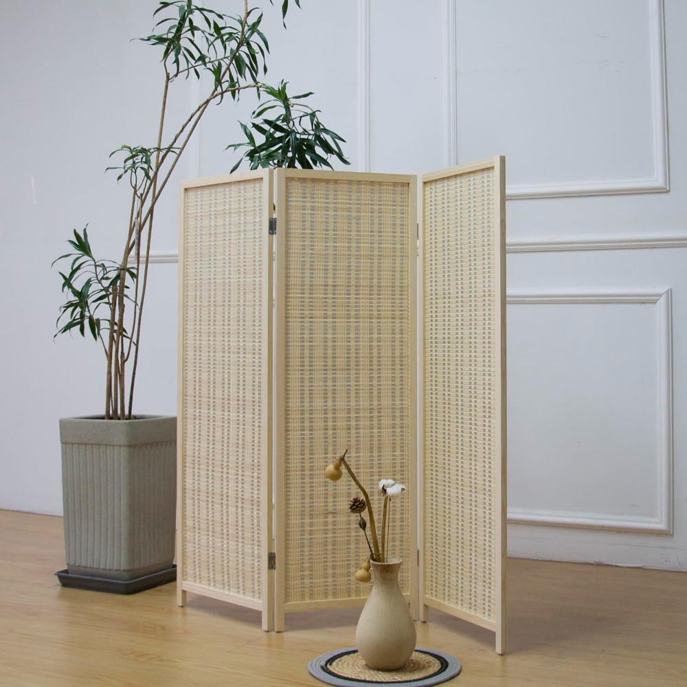 3 Panel Short Room Divider Scr - Partition Screen Divider 评论和价格