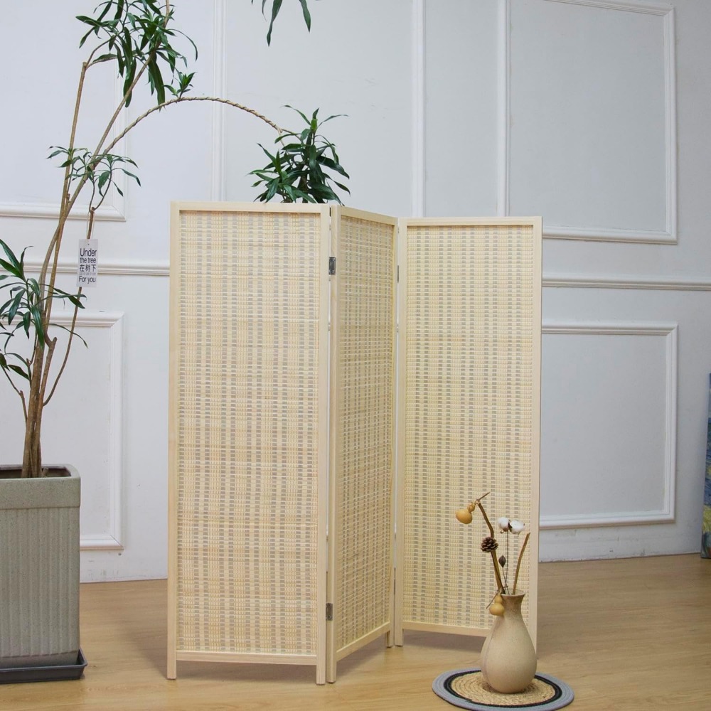 3 Panel Short Room Divider Scr - Partition Screen Divider 评论和价格
