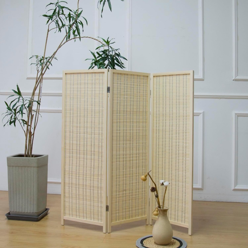 3 Panel Short Room Divider Scr - Partition Screen Divider 评论和价格