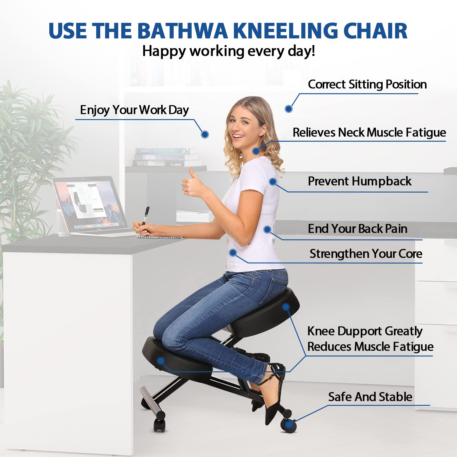 Kneeling Chair Ergonomic for O - Office Chair 评论和价格