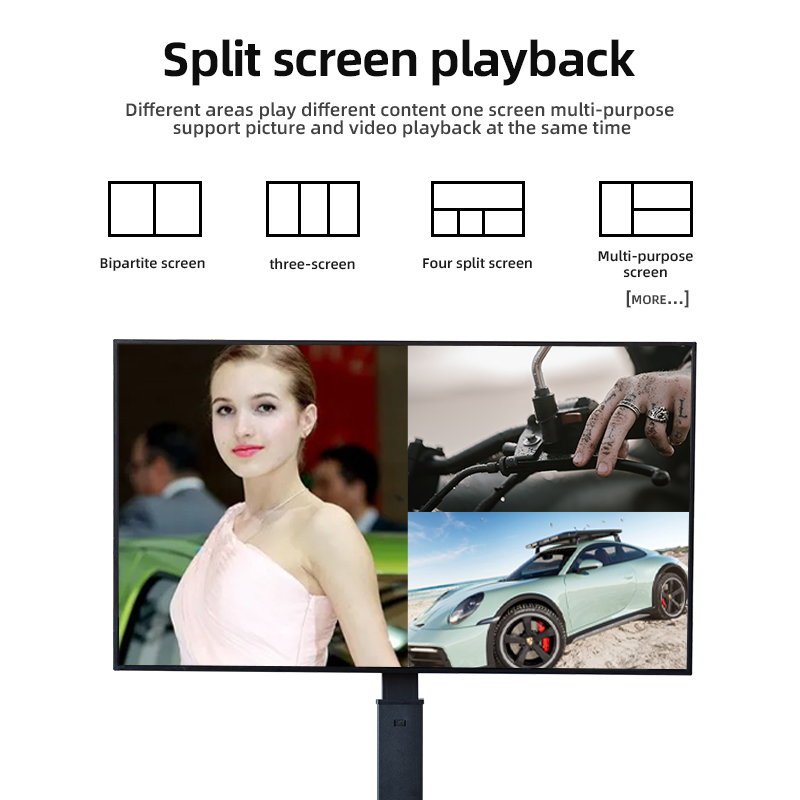 55 Inch Portable 4K Animation  - Monitor Stand 评论和价格