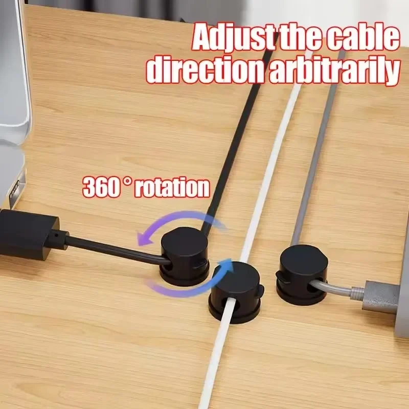 360° Rotatable Magnetic Cable  - Desk Organizer 评论和价格