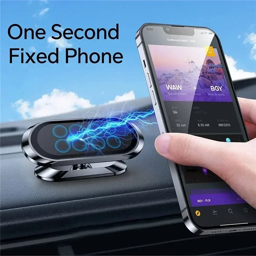 360° Magnetic Car Phone Holder - Mobile Pedestal Cabinet 评论和价格