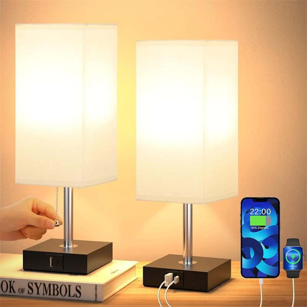 Modern Fabric Shade Desk Lamp  - Desk Lamp 评论和价格