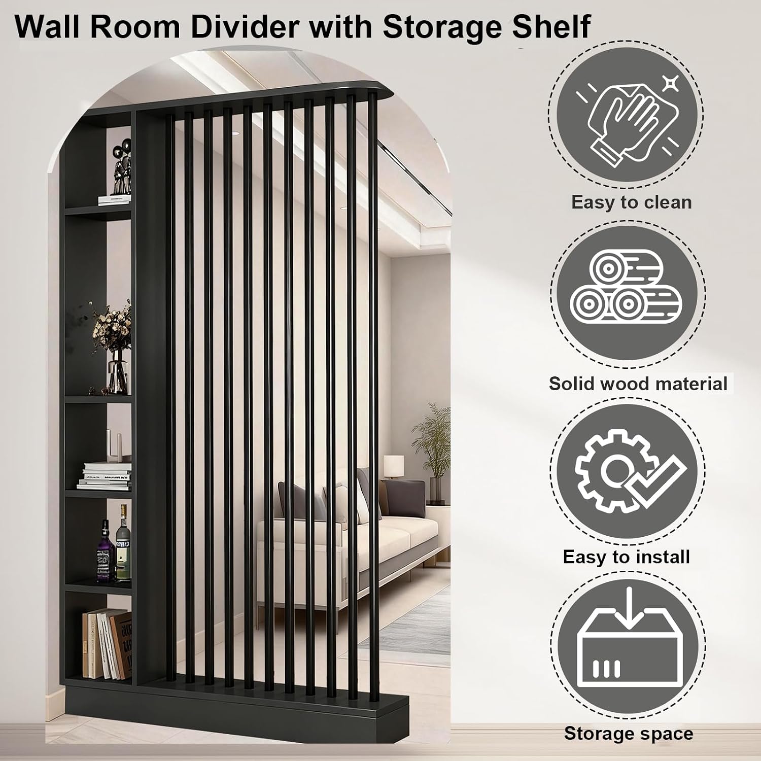 Floor to Ceiling Room Divider  - Partition Screen Divider 评论和价格