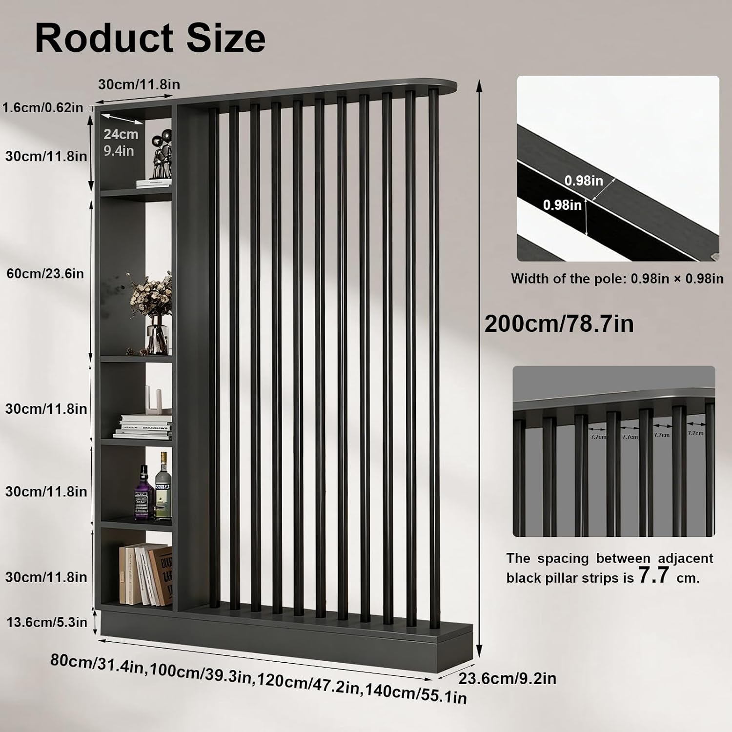 Floor to Ceiling Room Divider  - Partition Screen Divider 评论和价格