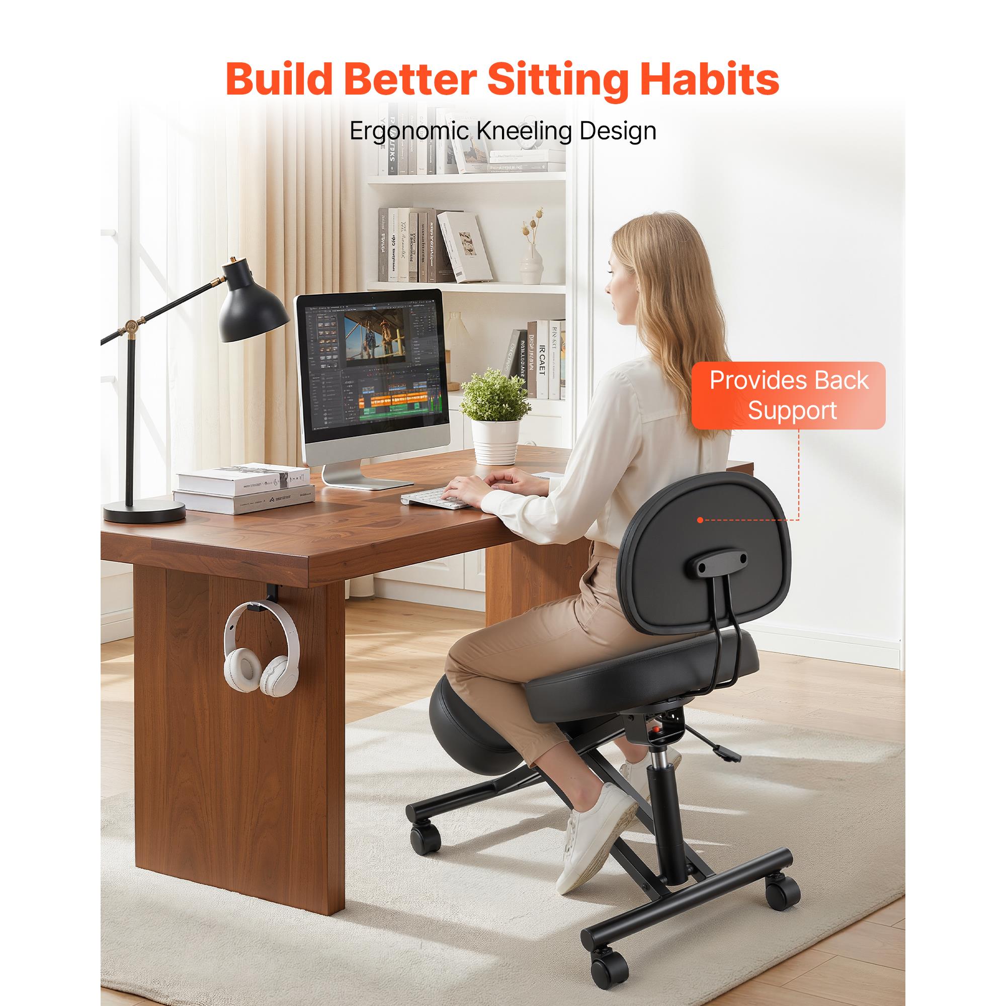 Ergonomic Kneeling Chair with  - Office Chair 评论和价格