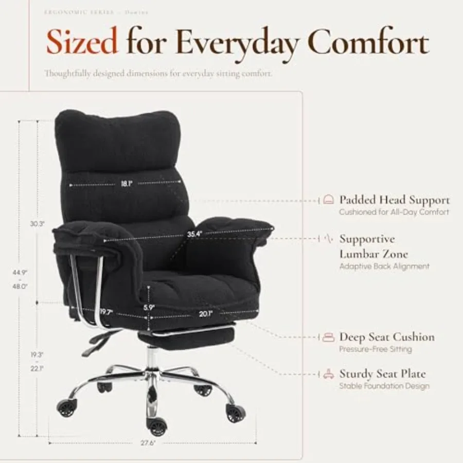 Big and Tall Office Chair for  - Office Chair Cushion 评论和价格