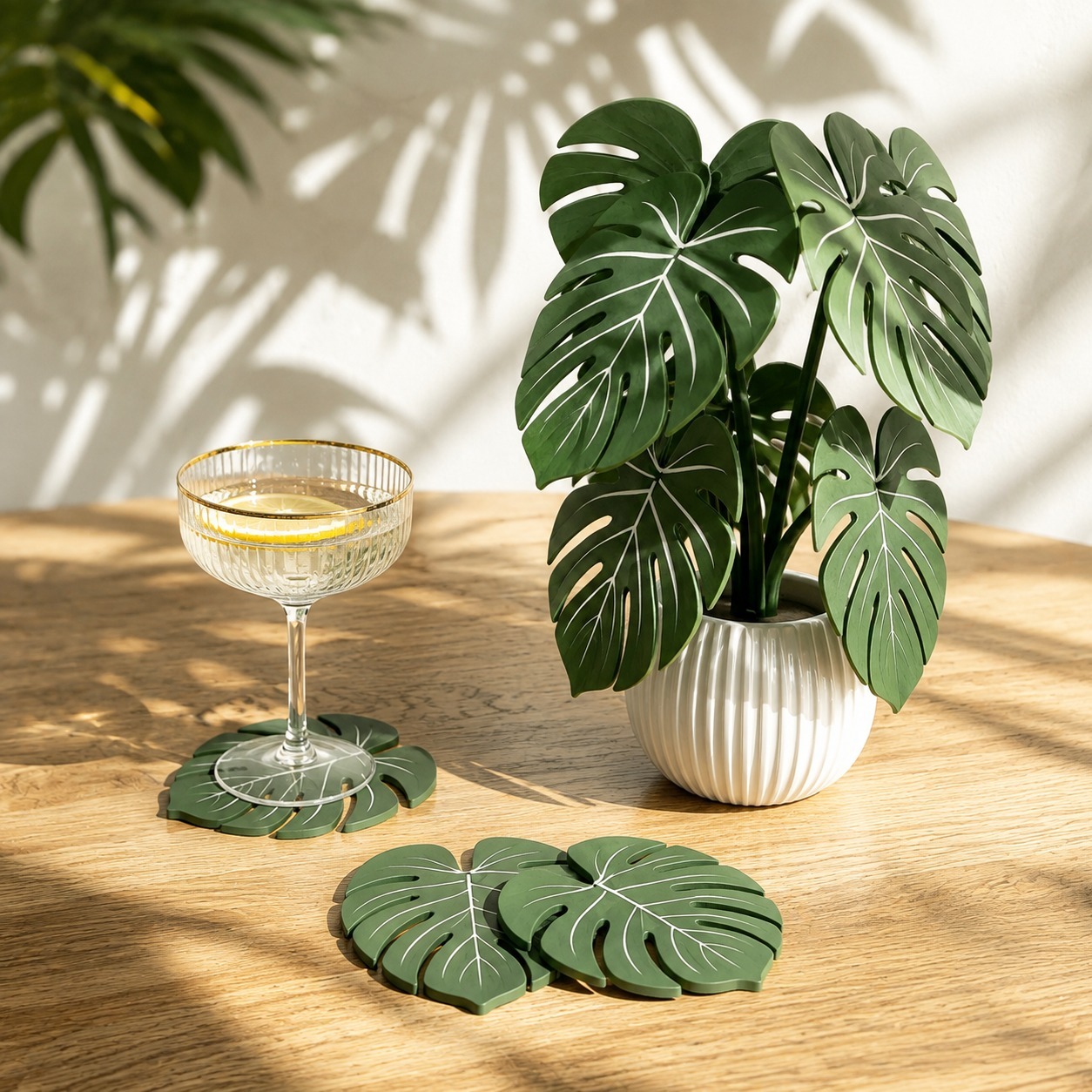 Monstera Plant Coasters 3D Pri - Office Furniture Brands 评论和价格