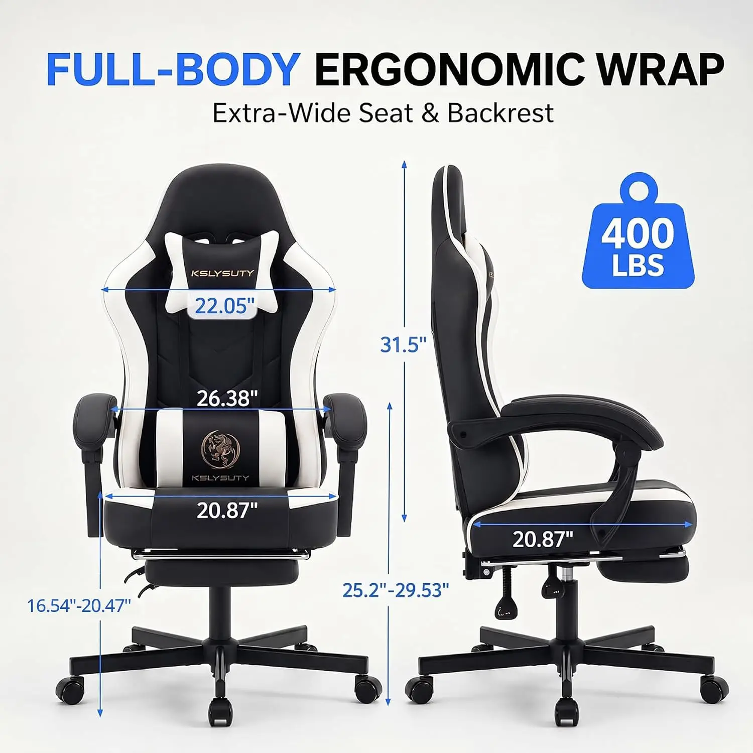 Desk Computer Gaming Chair - H - Office Chair Cushion 评论和价格