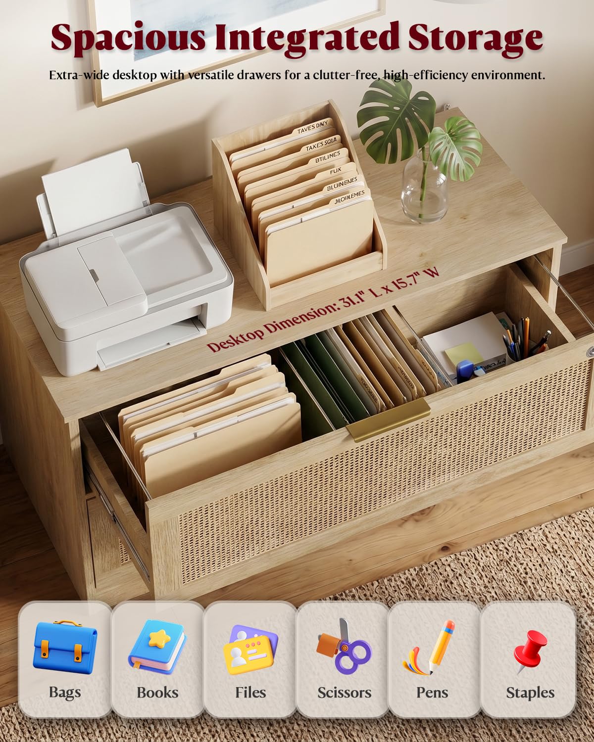 2 Drawer File Cabinet with Loc - Printer Stand 评论和价格