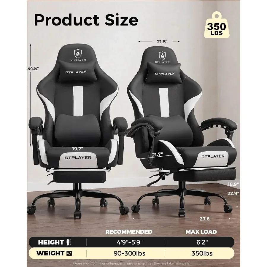 Big and Tall Gaming Chair for  - Office Chair Cushion 评论和价格