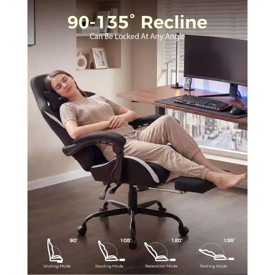 Big and Tall Gaming Chair for  - Office Chair Cushion 评论和价格