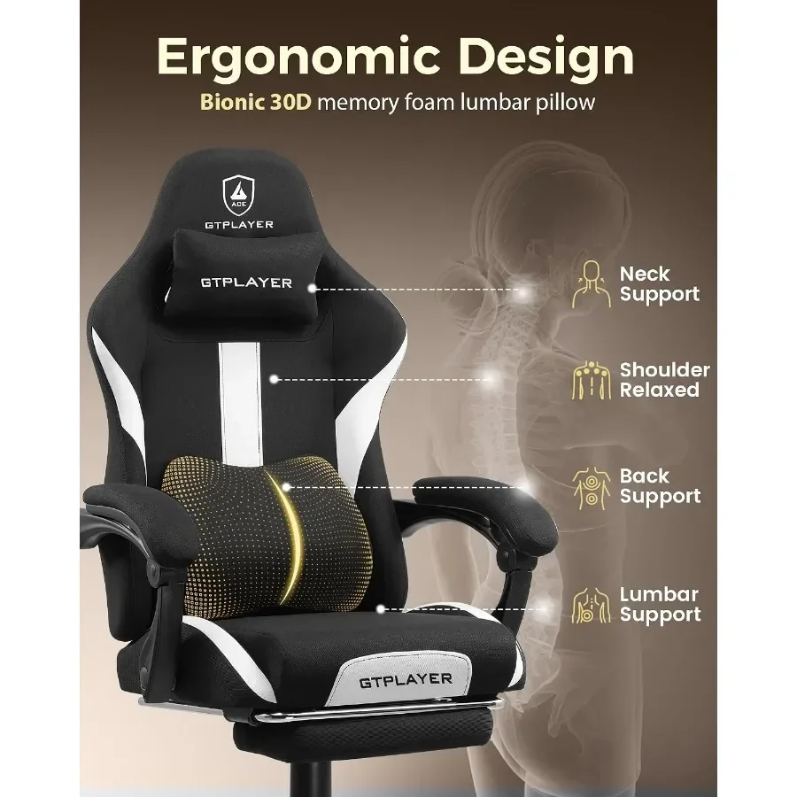 Big and Tall Gaming Chair for  - Office Chair Cushion 评论和价格