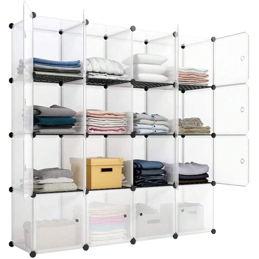 16-Cube Storage Shelf Cube She - Bookshelf 评论和价格