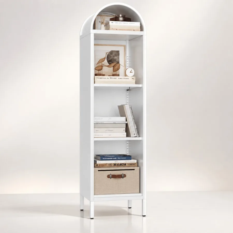 63 Metal Arched Bookshelf for  - Bookshelf 评论和价格