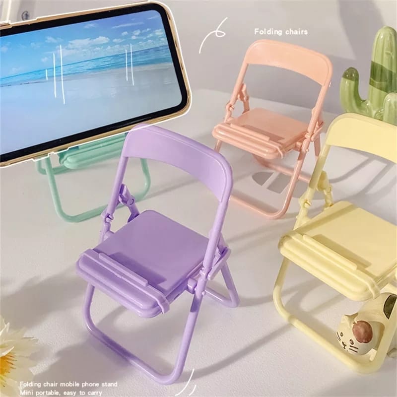 Cute Chair Phone Holder Stand  - Desk Organizer 评论和价格