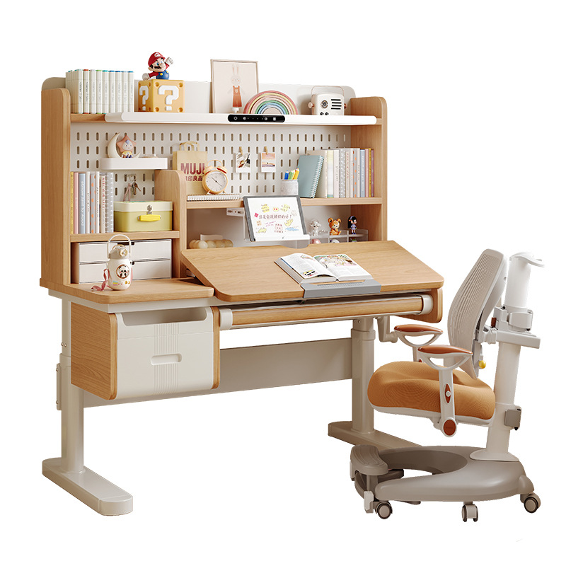 Solid wood study table Lifting - Desk Lamp 评论和价格