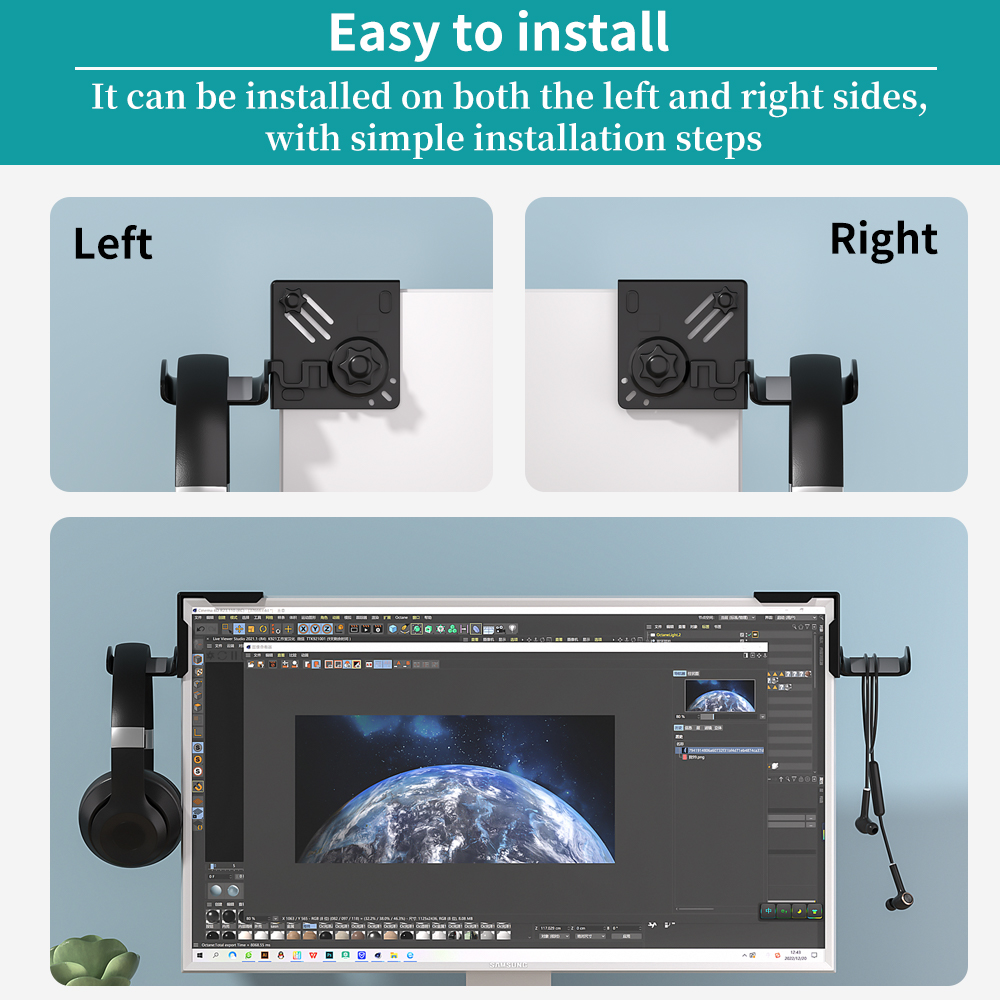 Monitor Headphone Stand Plasti - Monitor Stand 评论和价格