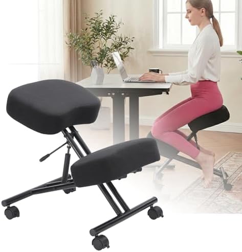 Kneeling Chair Linen Ergonomic - Office Chair 评论和价格
