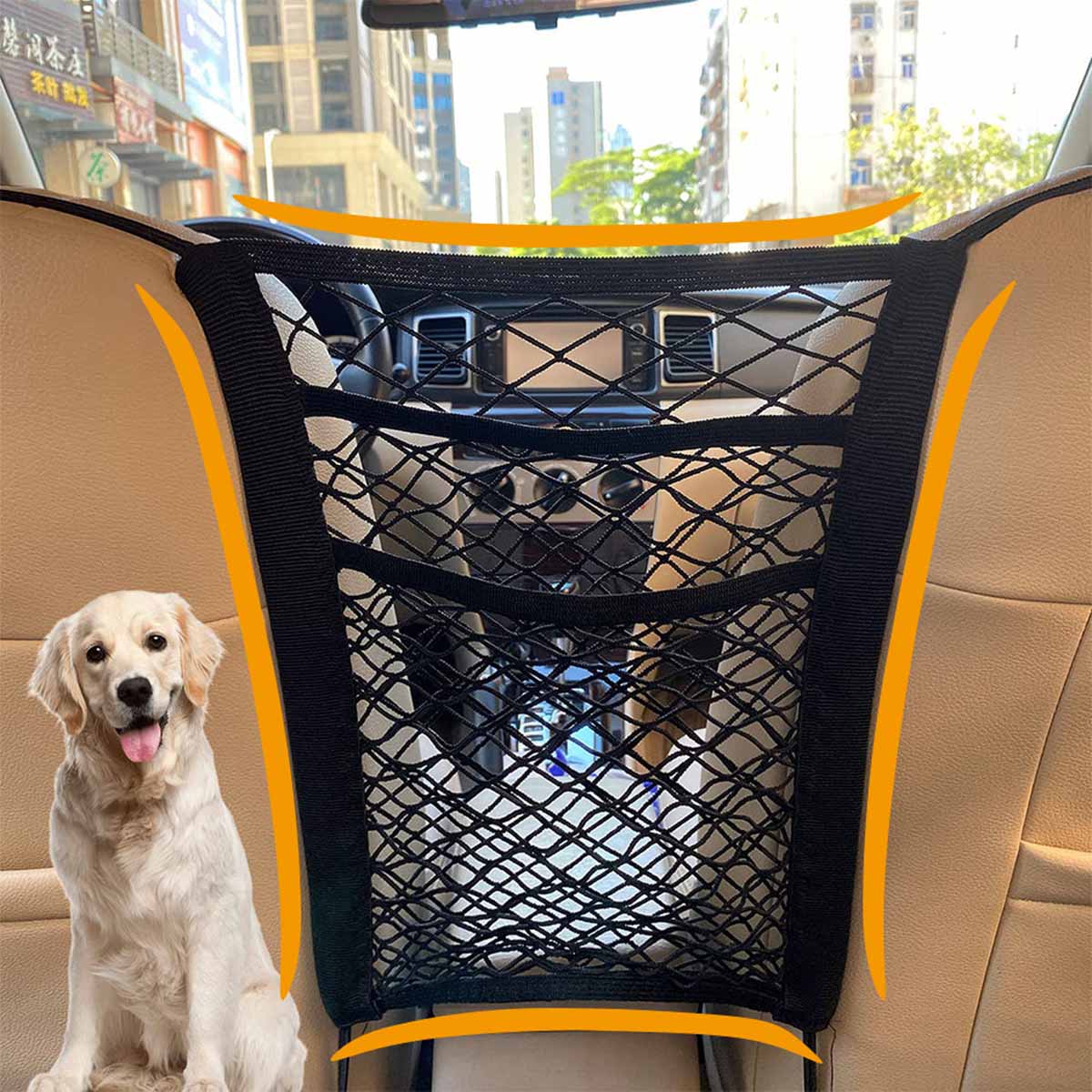 Pet Dog Rear Seat Car Fence Do - Partition Screen Divider 评论和价格