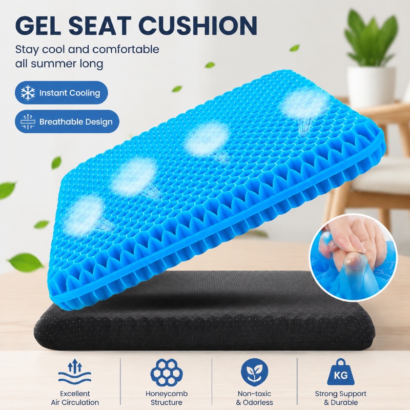 1 Pcs Cooling Gel Seat Cushion - Office Chair Cushion 评论和价格